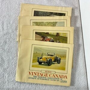 Vintage The National Association of Antique Automobile Clubs of Canada Books x4
